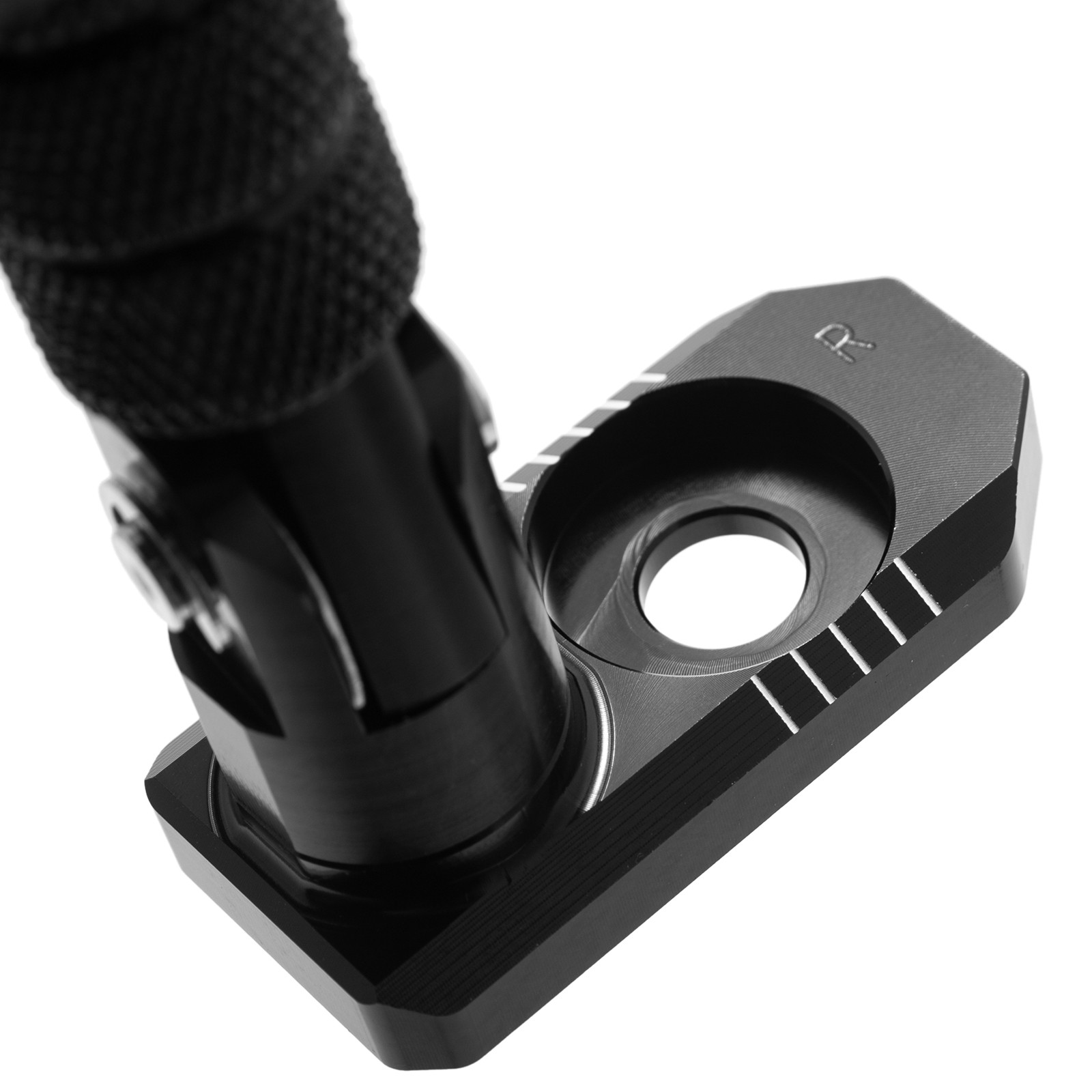 Aluminum E-Bike Black Stunt Foot Pegs Pedal for Apollo RFN for Beta Explorer