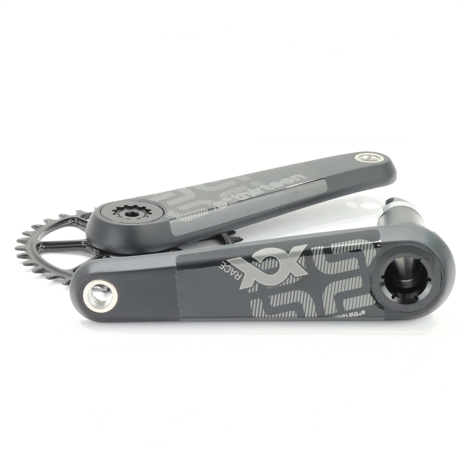 e*thirteen XCX Race Carbon Crankset, 175mm, 34T, Boost, 52mm CL, 30mm Spindle
