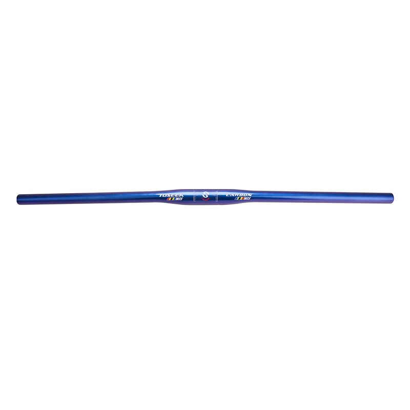 Blue Purple Carbon Handlebar Mountain Bicycle Flat Bar Rise Bar 31.8*600-760mm