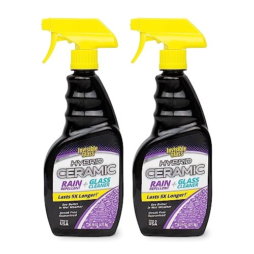 92183-2PK Hybrid Ceramic Rain Repellent and Glass Cleaner 16 Fl Oz (Pack of 2)