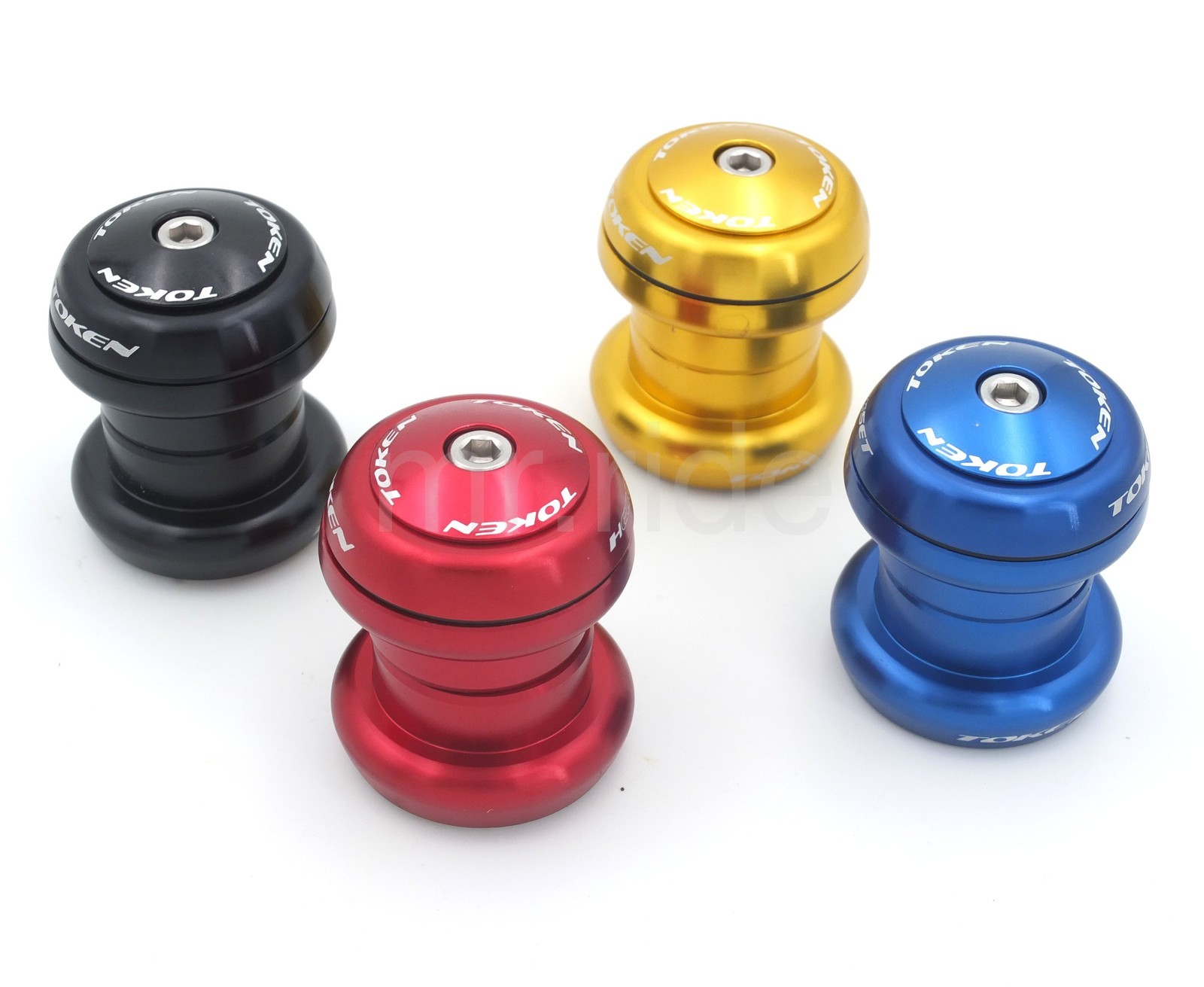 mr-ride Token Headset 1-1/8″ 34mm tube,Threadless/Integrated, (w/ top cap) Black