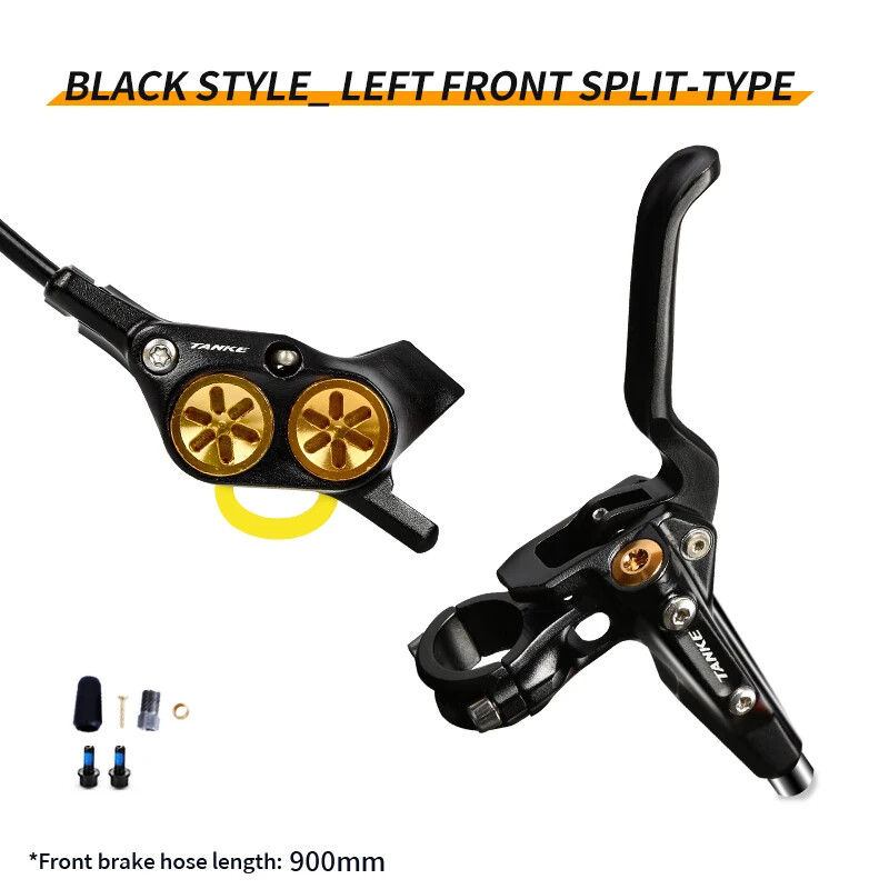 4 Pistons Mountain Road Bike Hydraulic Disc Brake 900/1700mm Oil Pressure Brake