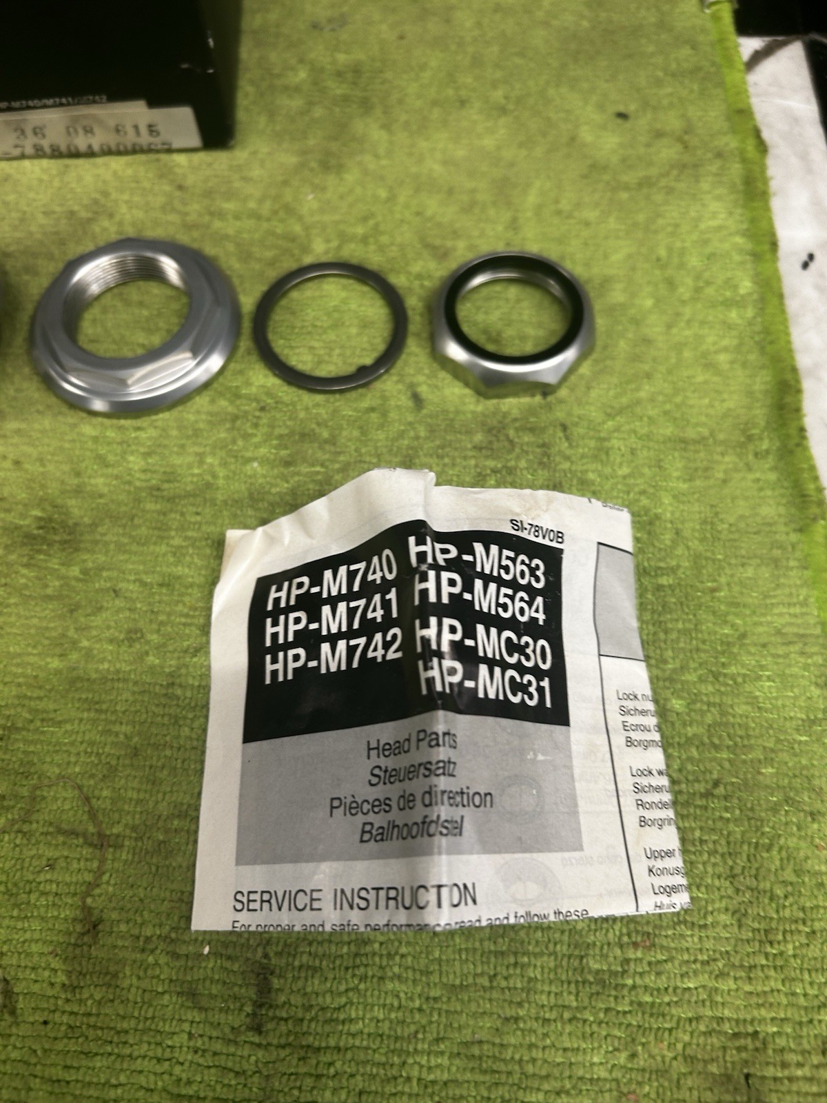 VINTAGE NOS SHIMANO DEORE XT HEADSET 1 1/8 THREADED SEALED BEARING HP-M741