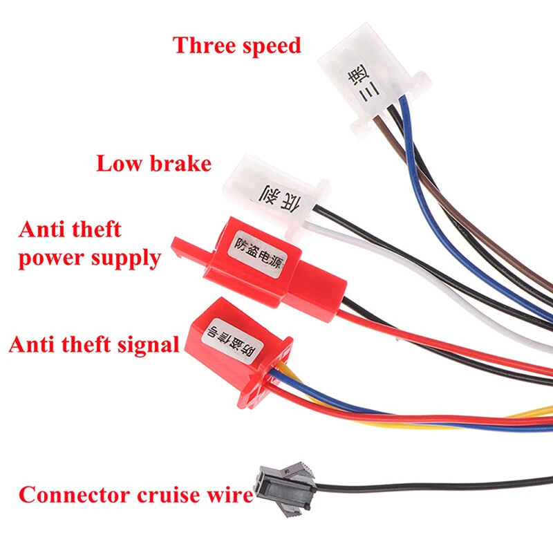 36V/48V 350W Brushless DC Motor Controller For Electric Bicycle E-bike Scooter