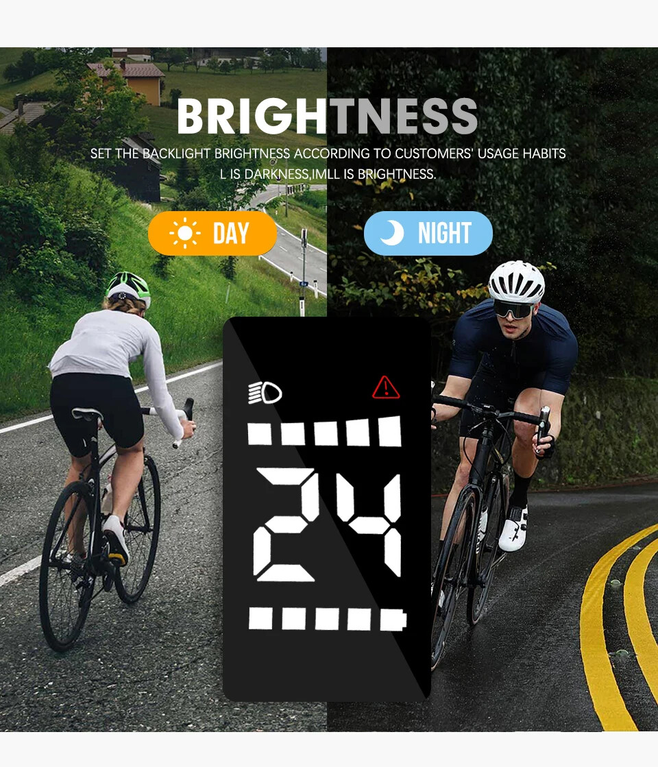 Mini DZ40 Display 24/36/48V E-bike Intelligent LCD Screen 5PIN Female Waterproof