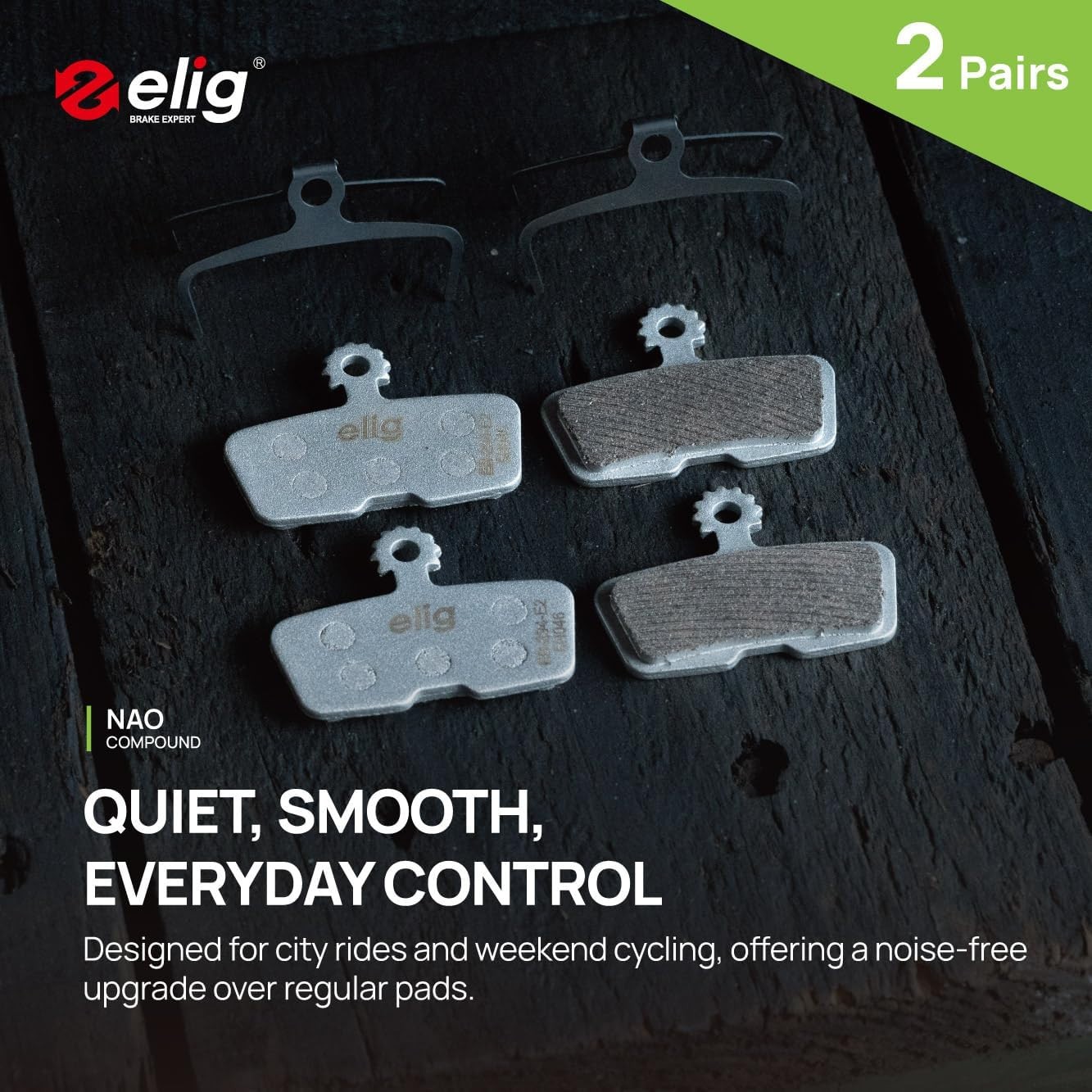 ELIG Bike Disc Brake Pads for Avid Sram Code 2011+, Code R (B1), Code RS (A1), C