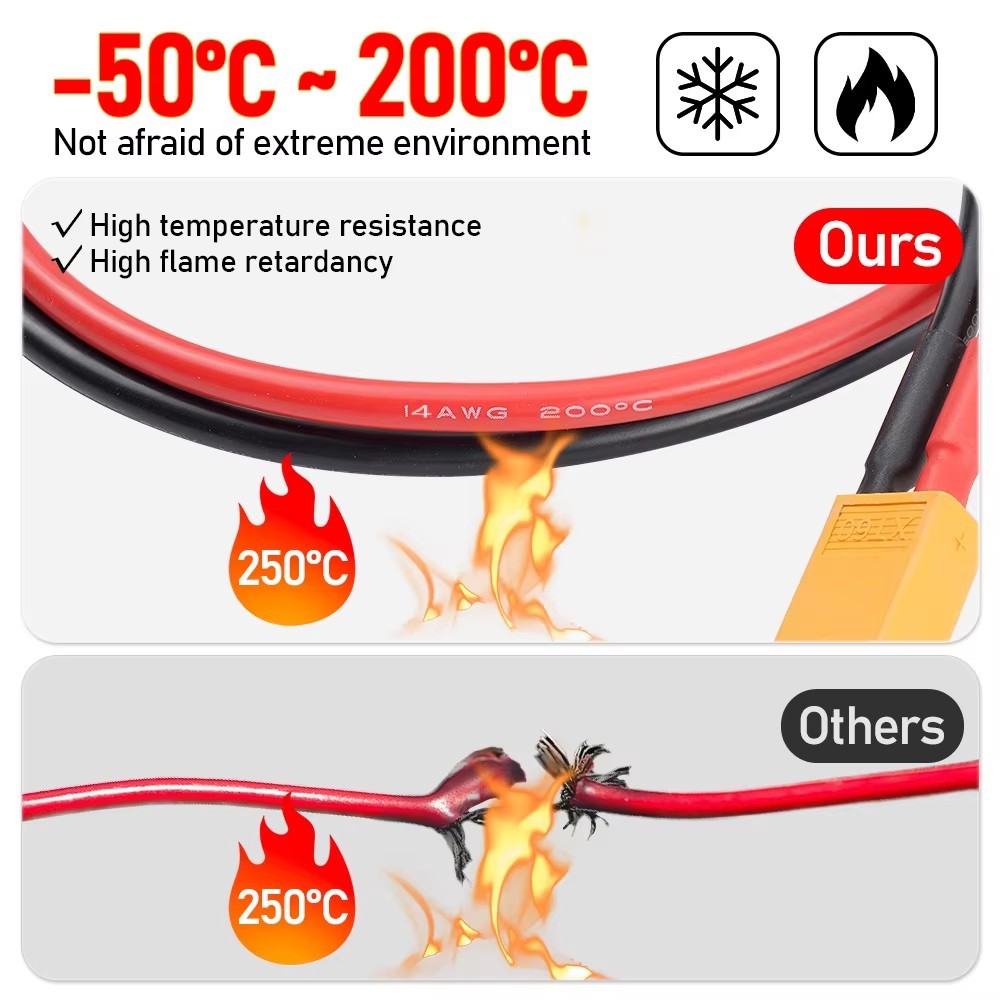XT60 Parallel Connector Cable Extension Lipo Battery Y Splitter Adapter 10cm