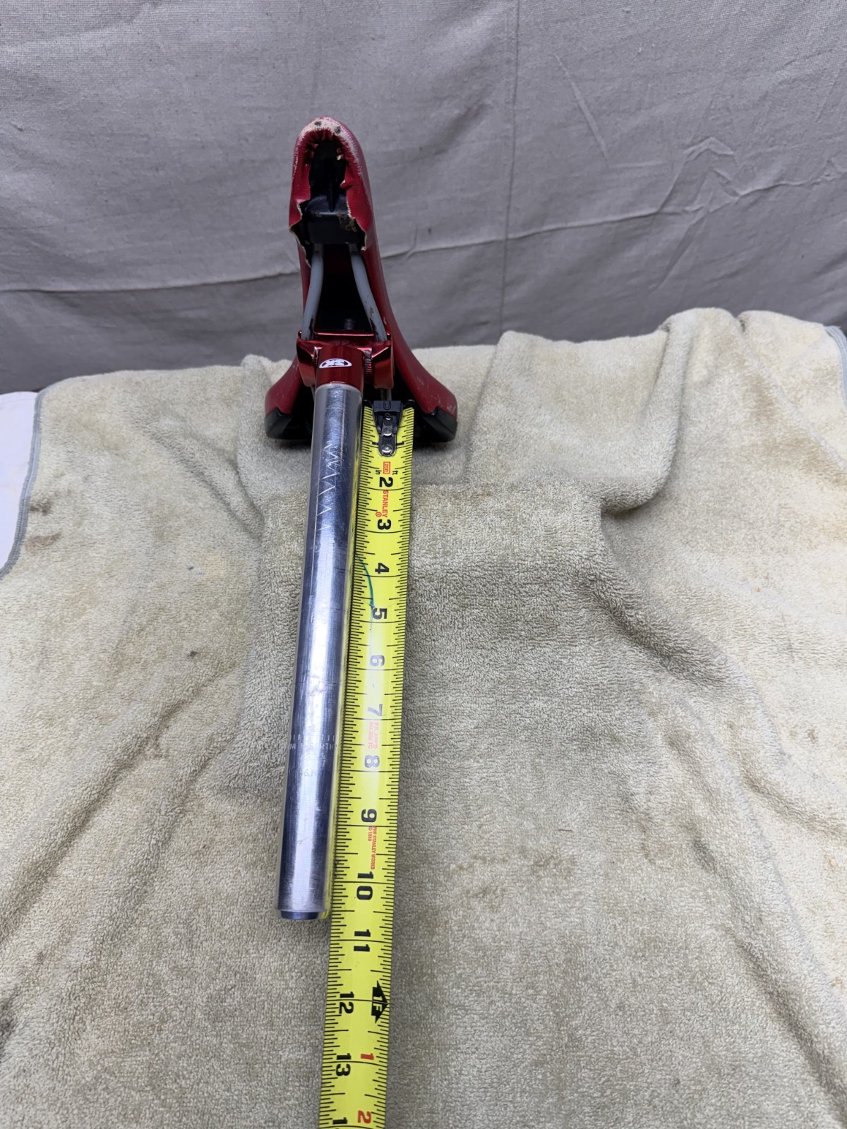 Vintage Mid-School BMX 96 Schwinn XS Seat & Post – Red – Clean 6/10