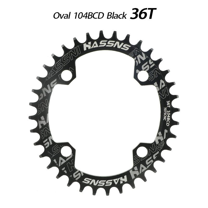 MTB Oval Chainring 104BCD 30T-42T Mountain Bike Bicycle Sprocket Crank