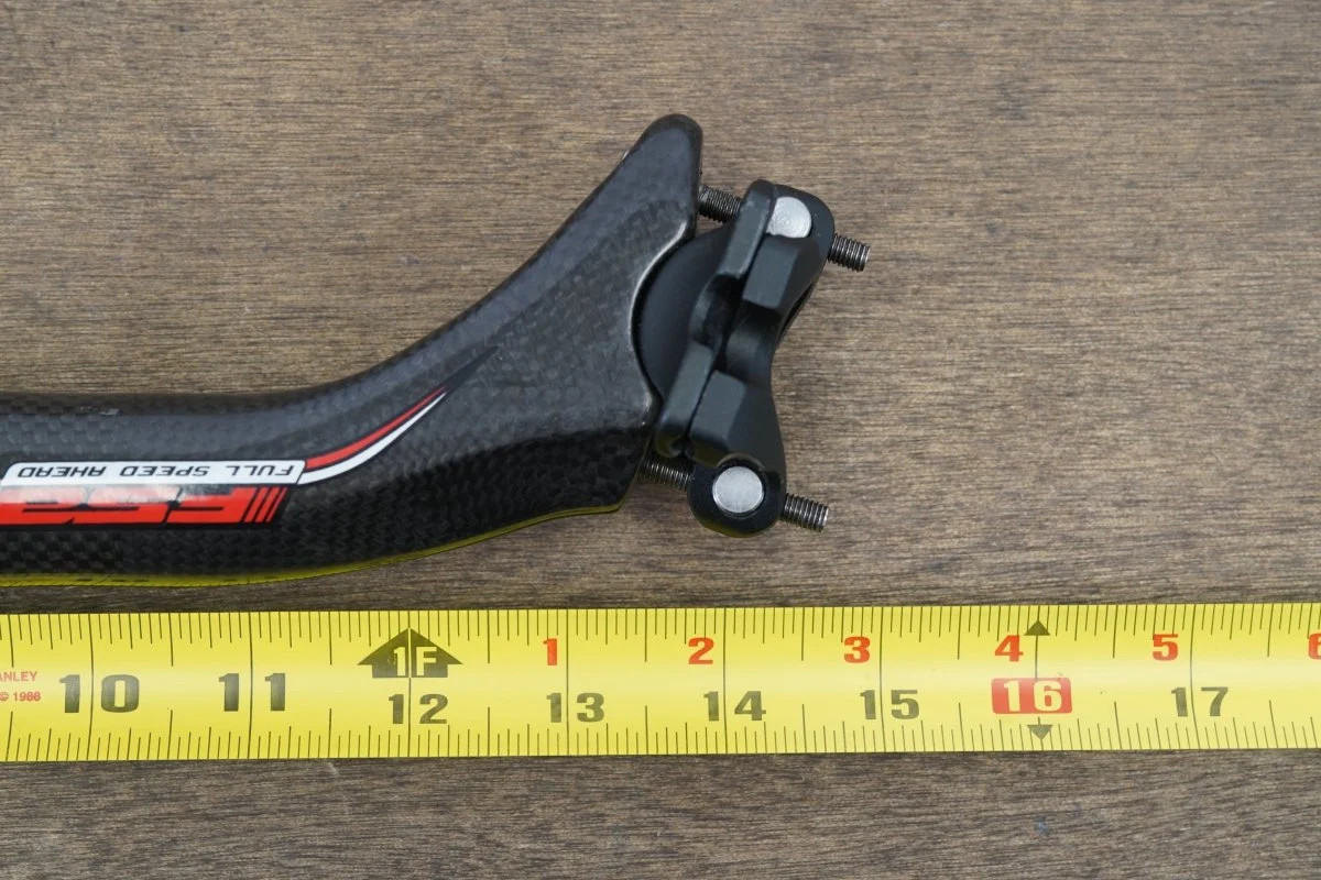 31.6mm FSA K-Force Light Carbon Setback Road Seatpost 257g