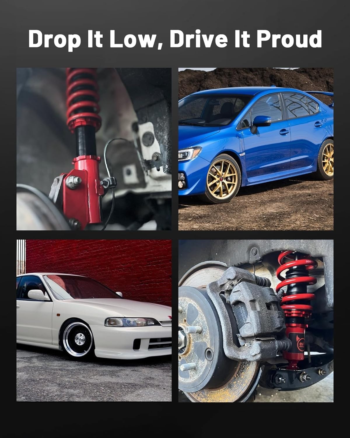Coilovers Suspension Kit- Kia Optima 2011 2012 2013 2014 2015 Height Adjustable