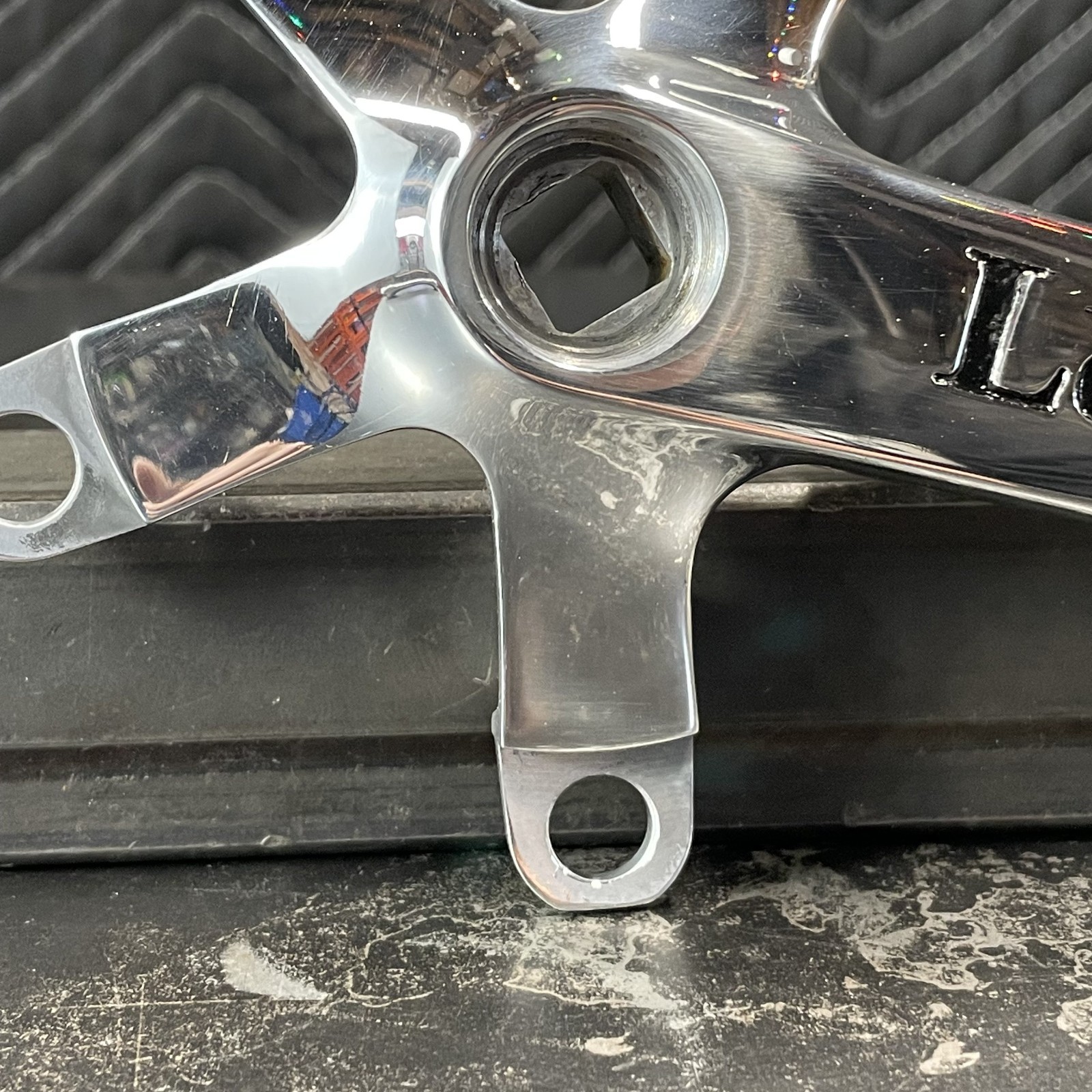 Vintage Custom Pantographed/Polished Ritchey Logic Sugino Crankset – 175mm