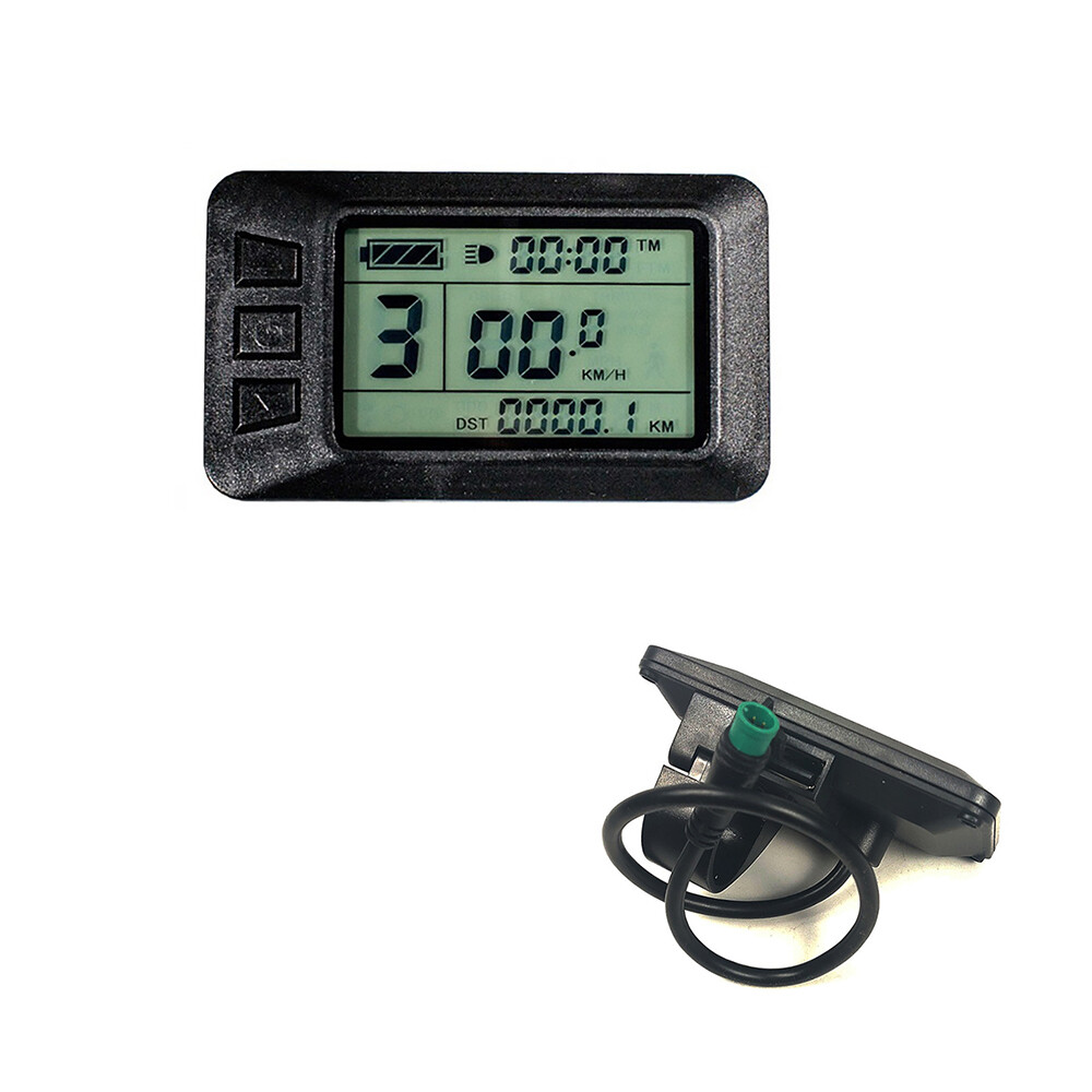 LCD Speedometer Display Electric Bike E-bike For Kunteng (KT) 24/36/48V KT-LCD7U