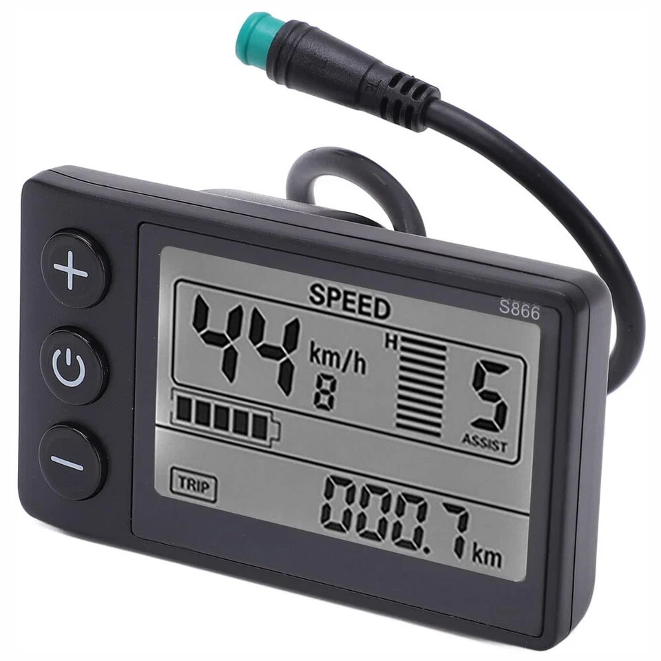 For E-Bike LCD Display 24V/36V/48V Display E-Bicycle MTB Part Electric Bike 2024