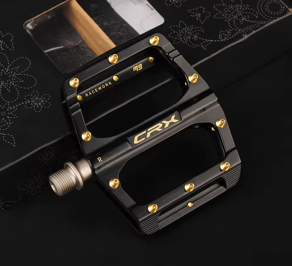 RACEWORK Aluminum Alloy Flat Bike Pedals Sealed Bearings Wide Platform MTB BMX