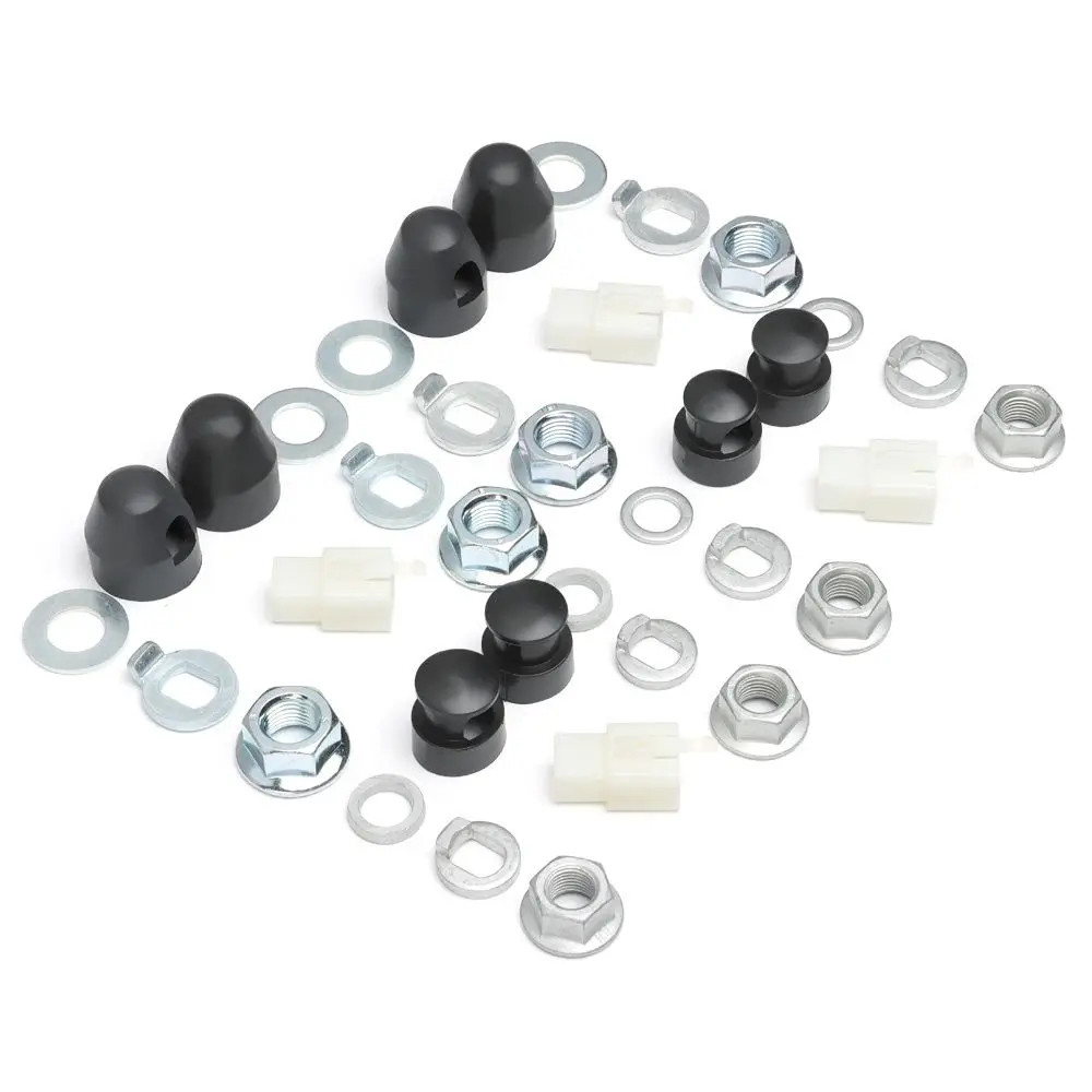 E-bike Hub Motor Axle M12/M14 Lock Nut /Lock Washer /Spacer /Nut-Cover Sets