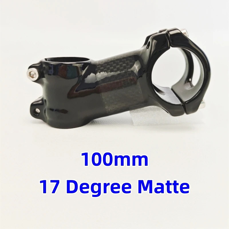 MTB Road Mountain Bicycle Carbon Alloy Stem 31.8*60-120mm 6/17 Degrees Bike Stem