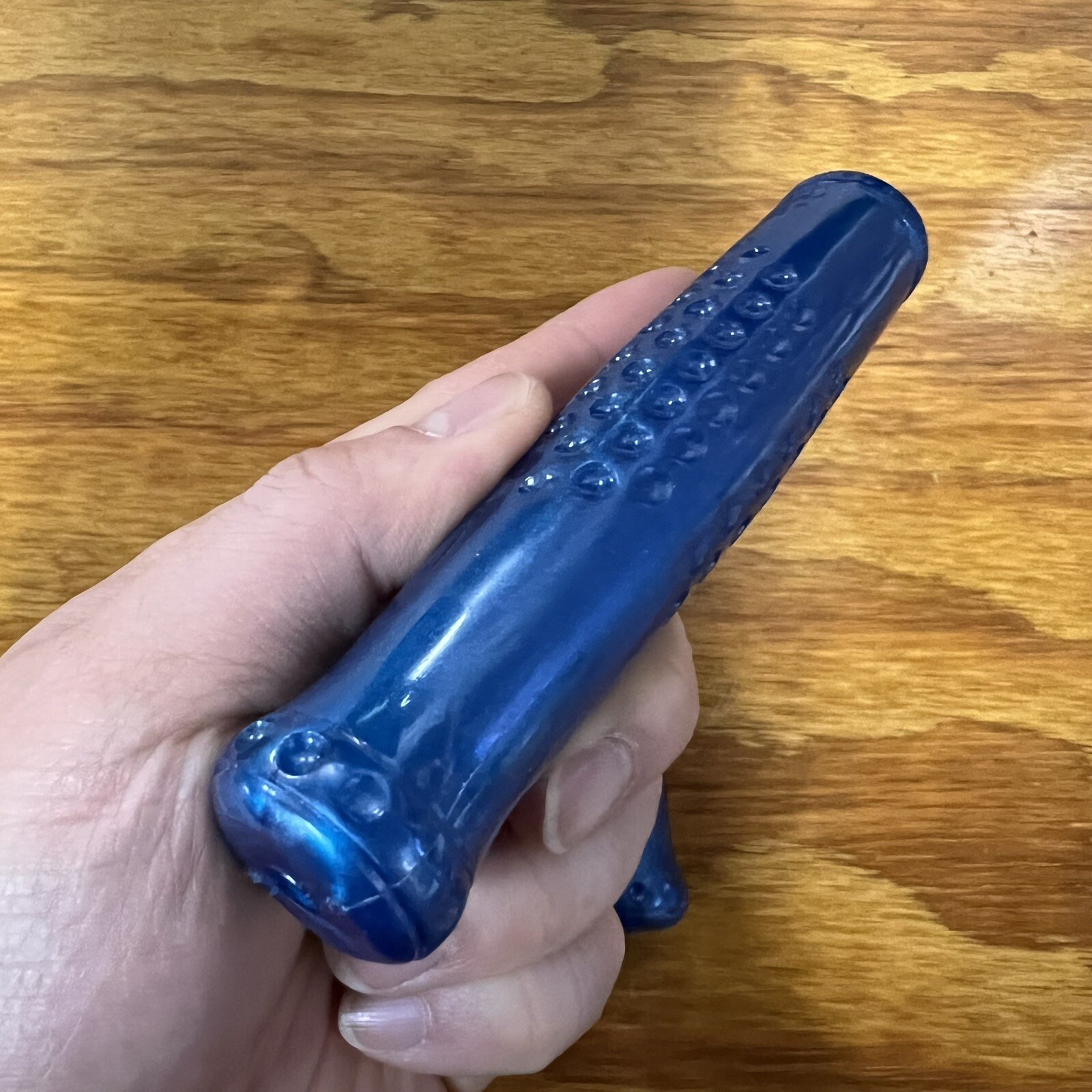 VINTAGE BLUE TRICYCLE GRIPS 5/8″ ID. 4-5/8″ LONG FIT ELGIN AMF HUFFY COLSON NOS