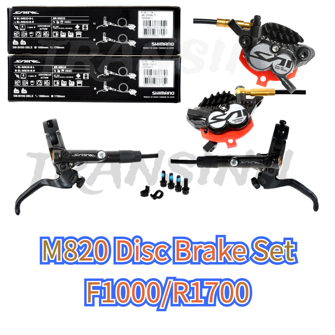 Shimano Saint BL-M820 Disc Brake Set w/o Rotor & Adapter F1000/R1700 NEW IN BOX