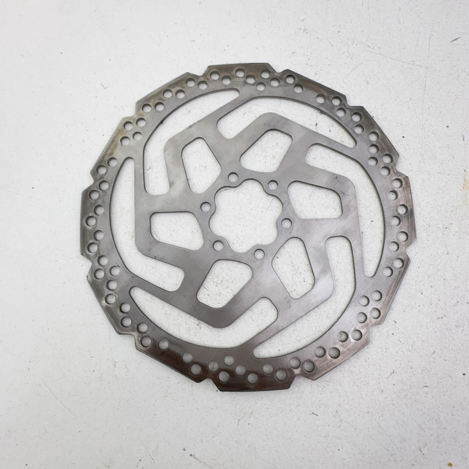 Shimano SM-RT26-M Disc Brake Rotor 180mm 6-Bolt Silver Resin Pad Only A15