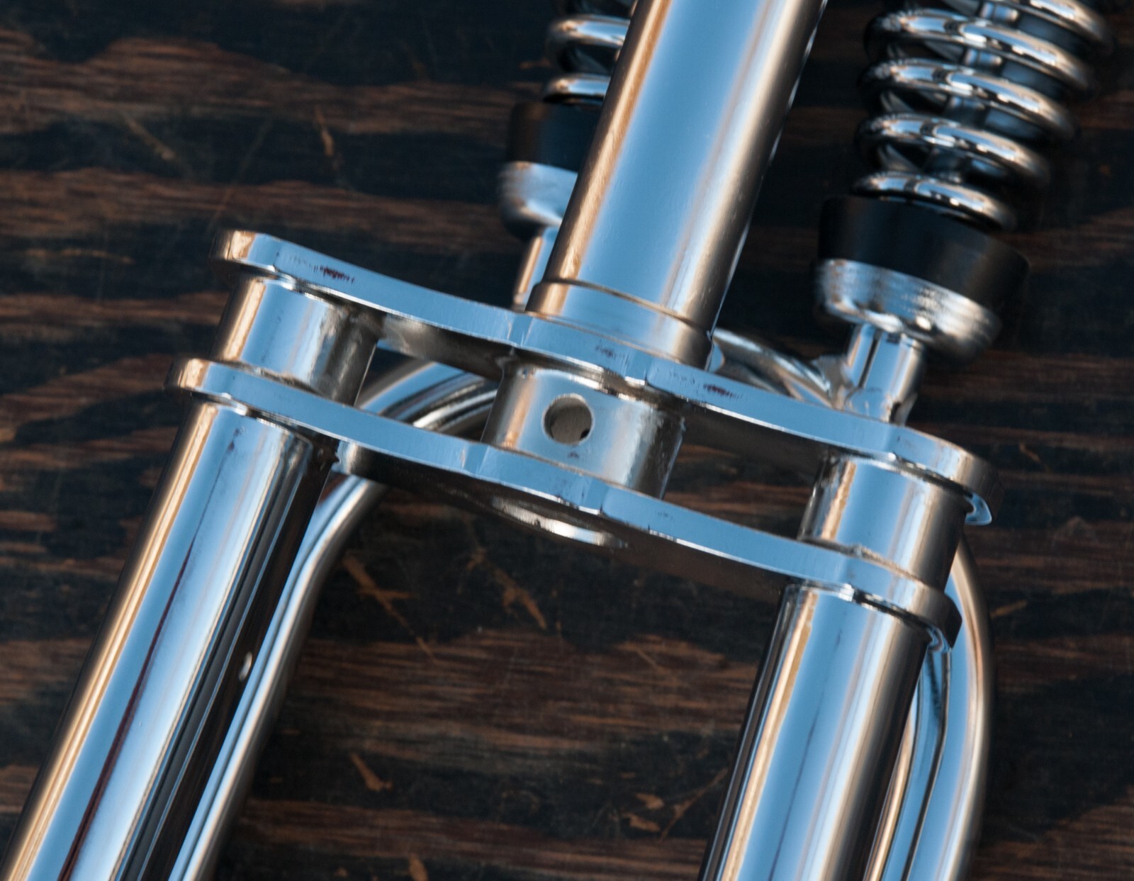 26″ Monark Bicycle Chrome DUAL SPRINGER FORK RatRod Chopper Vintage Cruiser Bike