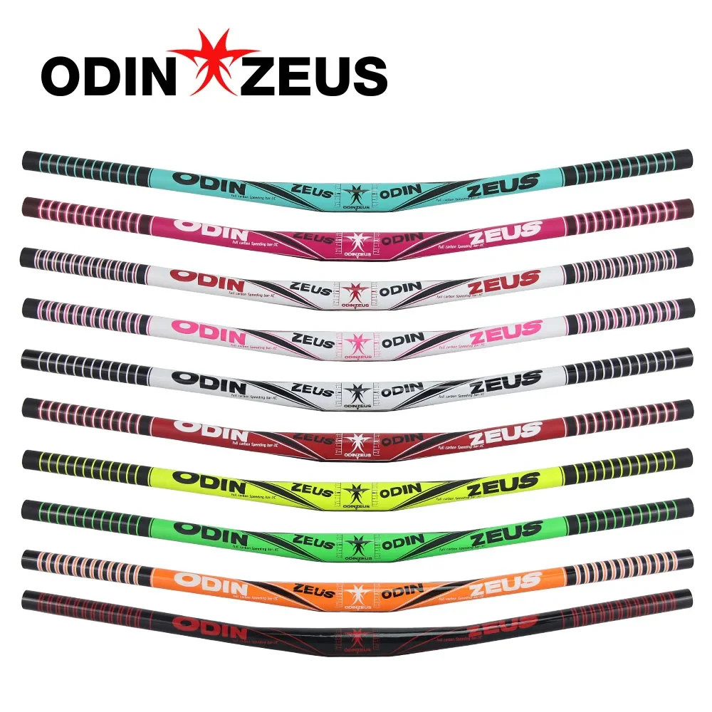 Full Carbon Fiber 9 Degree Mountain Bike Handlebar 31.8mm Clamp 580-800mm