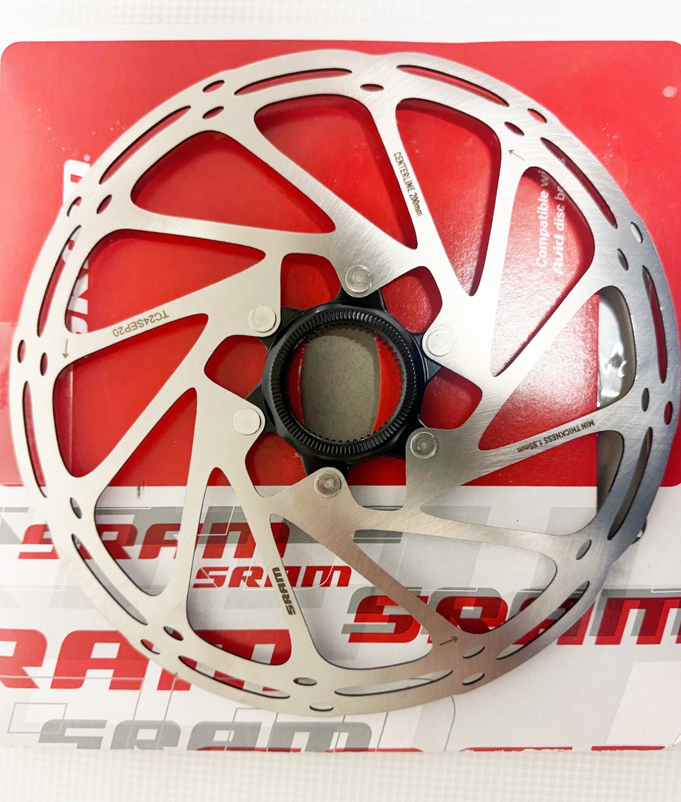 SRAM CenterLine Centerlock 200mm Disc Brake Rotor, No Lockring