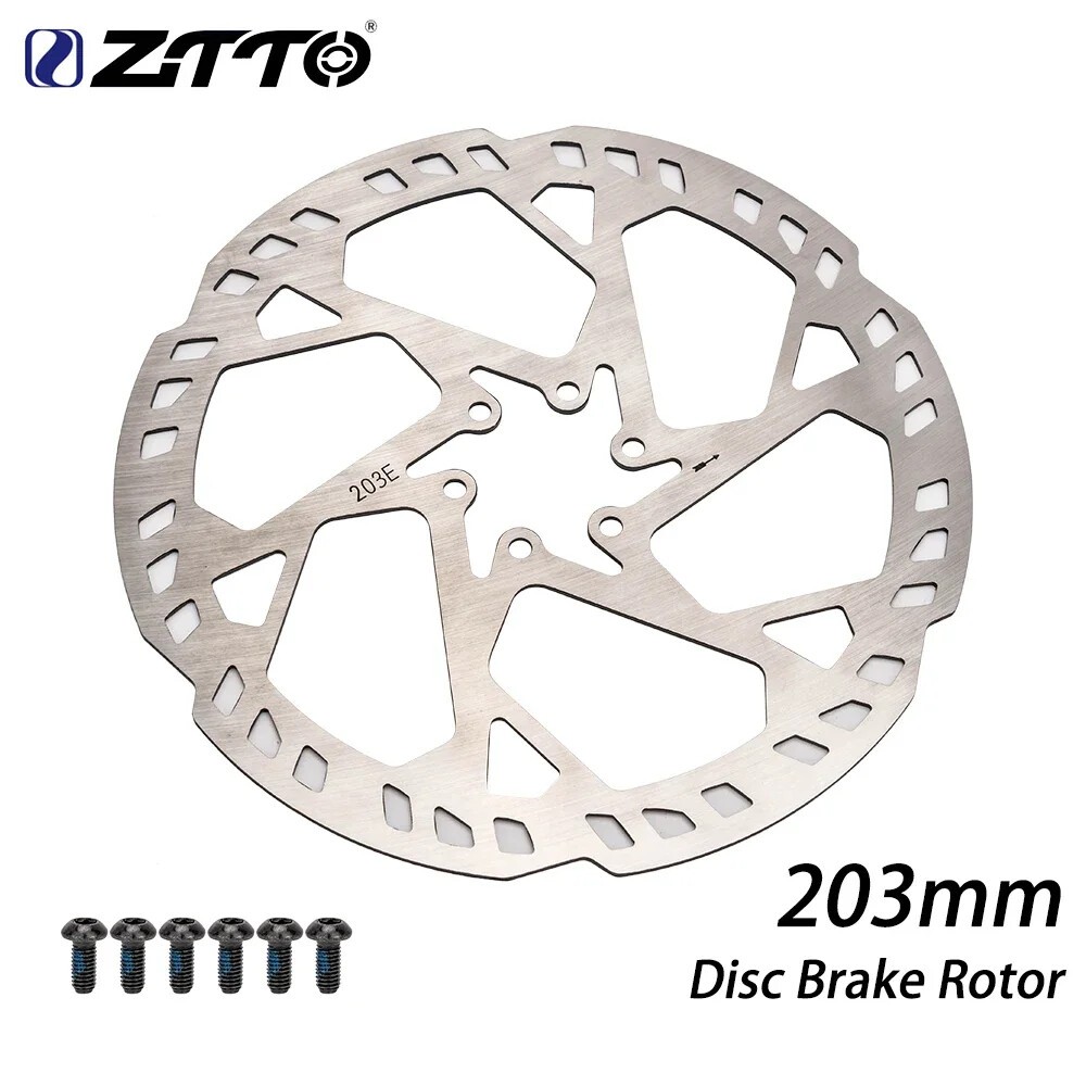 MTB E-bike 2.3mm Disc Brake Rotor Thicken 160/180/203/220mm Super Rigidity 6Bolt