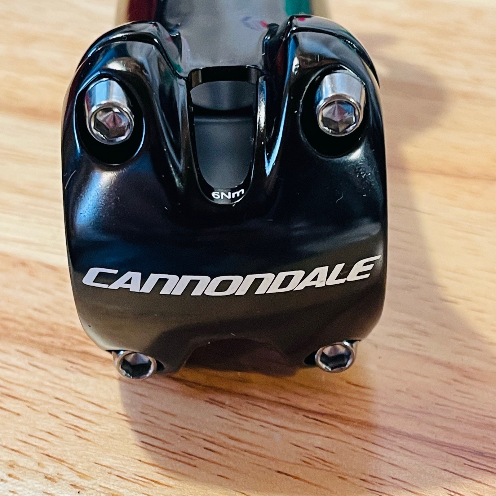 NOS Cannondale 1.5 Inch Threadless Stem 100mm 31.8 5 Degree + Alloy Top Cap