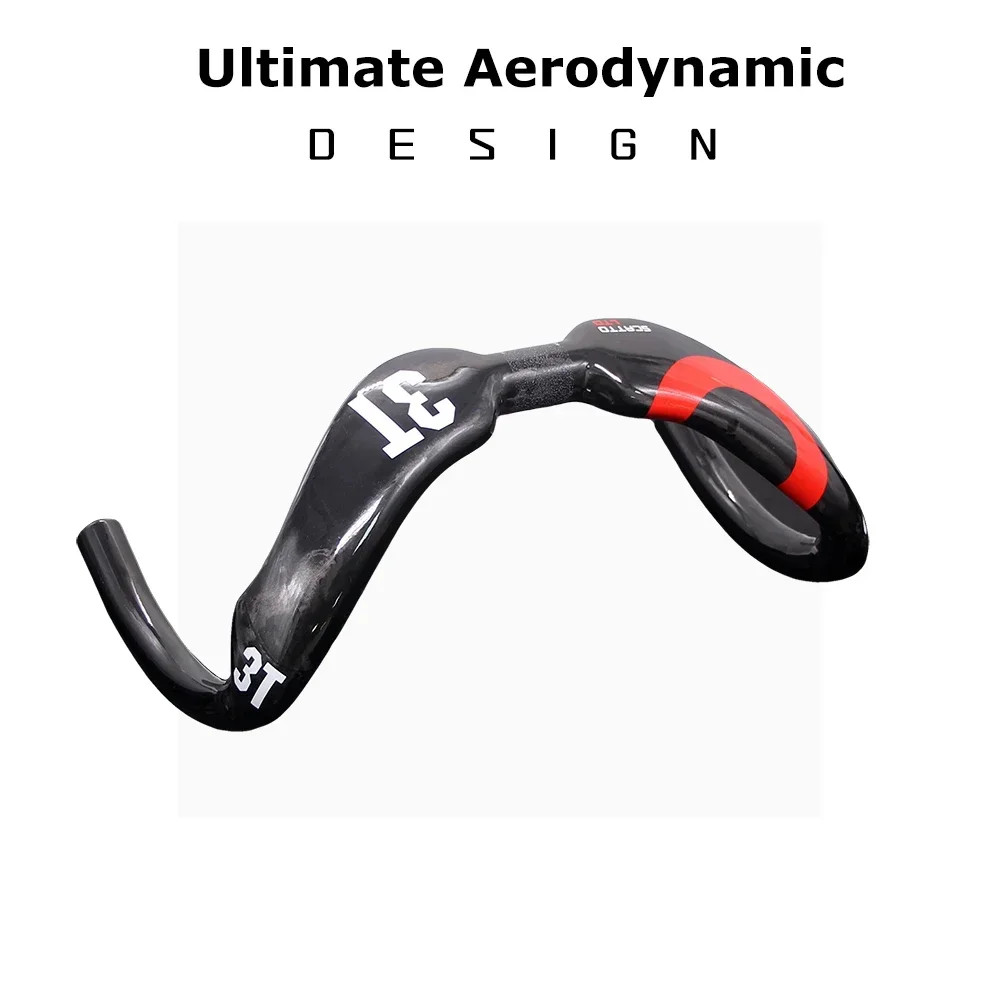 SCATTO LTD Road Bike Track Bar Carbon Cycling Handlebar 31.8mm Width