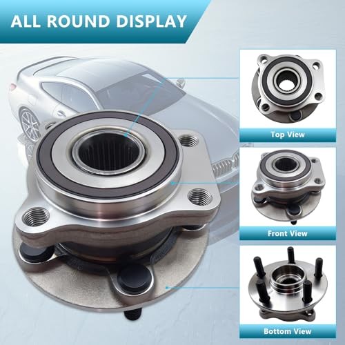 513303 Front Wheel Bearing and Hub Assembly w ABS Fit for 2005-2014 Pack 513303