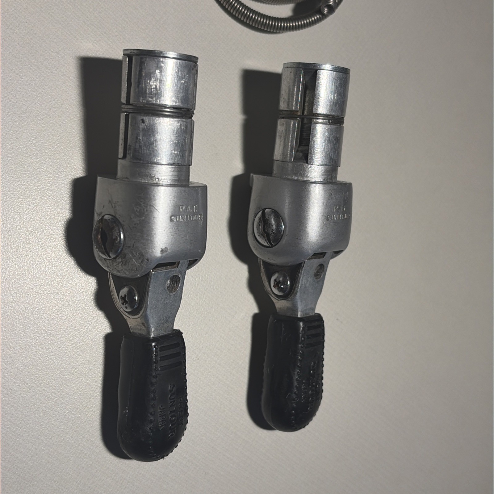 Vintage Suntour Power Ratchet Bar End Friction Shifters Japan Road Touring