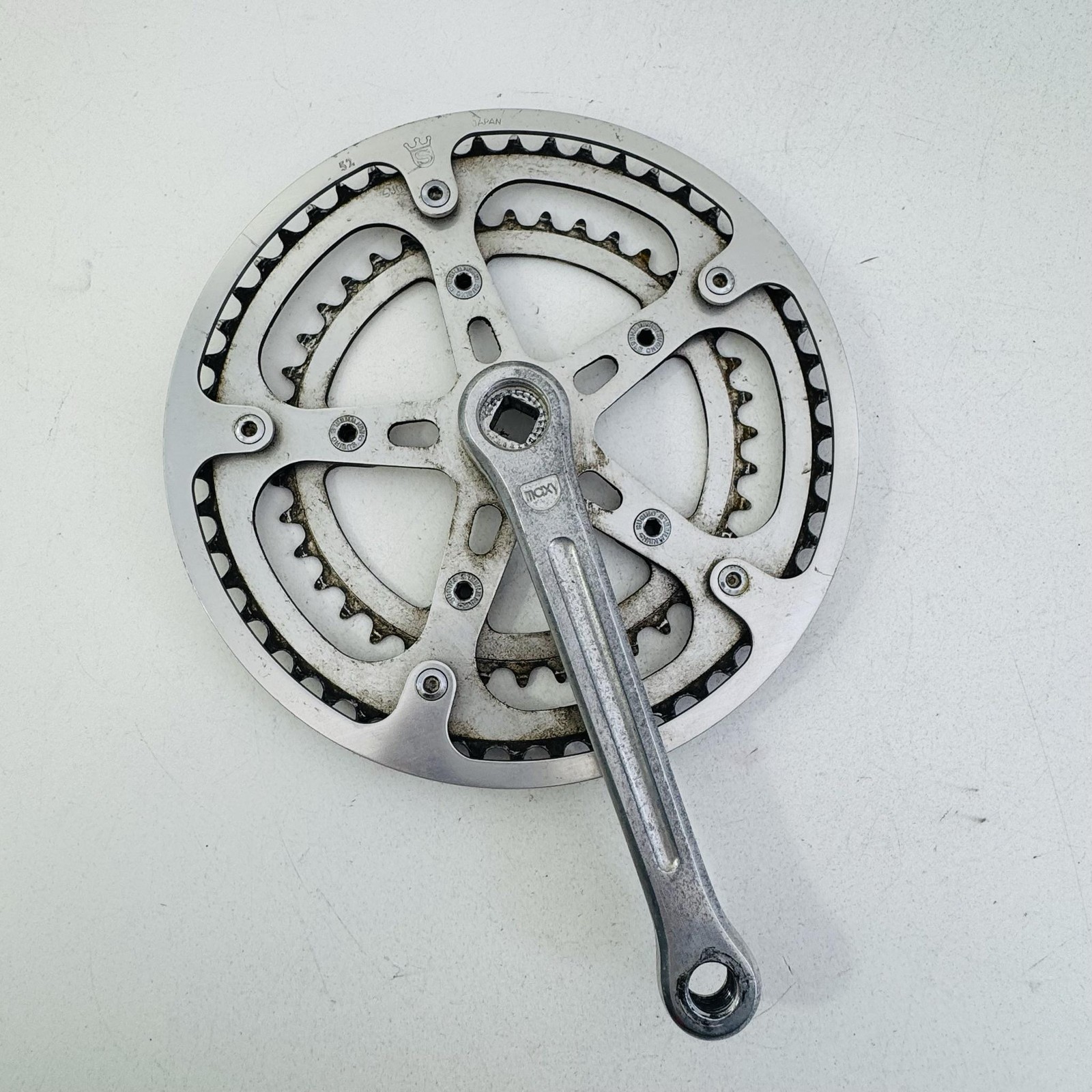 Vintage Sugino Right Maxy Crank 171mm Double 52/40T Silver Road MTB Bike A83