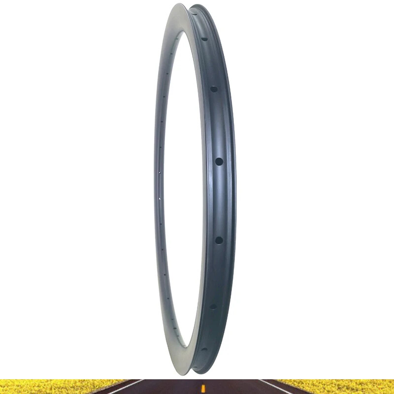 700C Road Gravel Bicycle Carbon Rim 39mm Deep 31mm Wide Tubeless Clincher