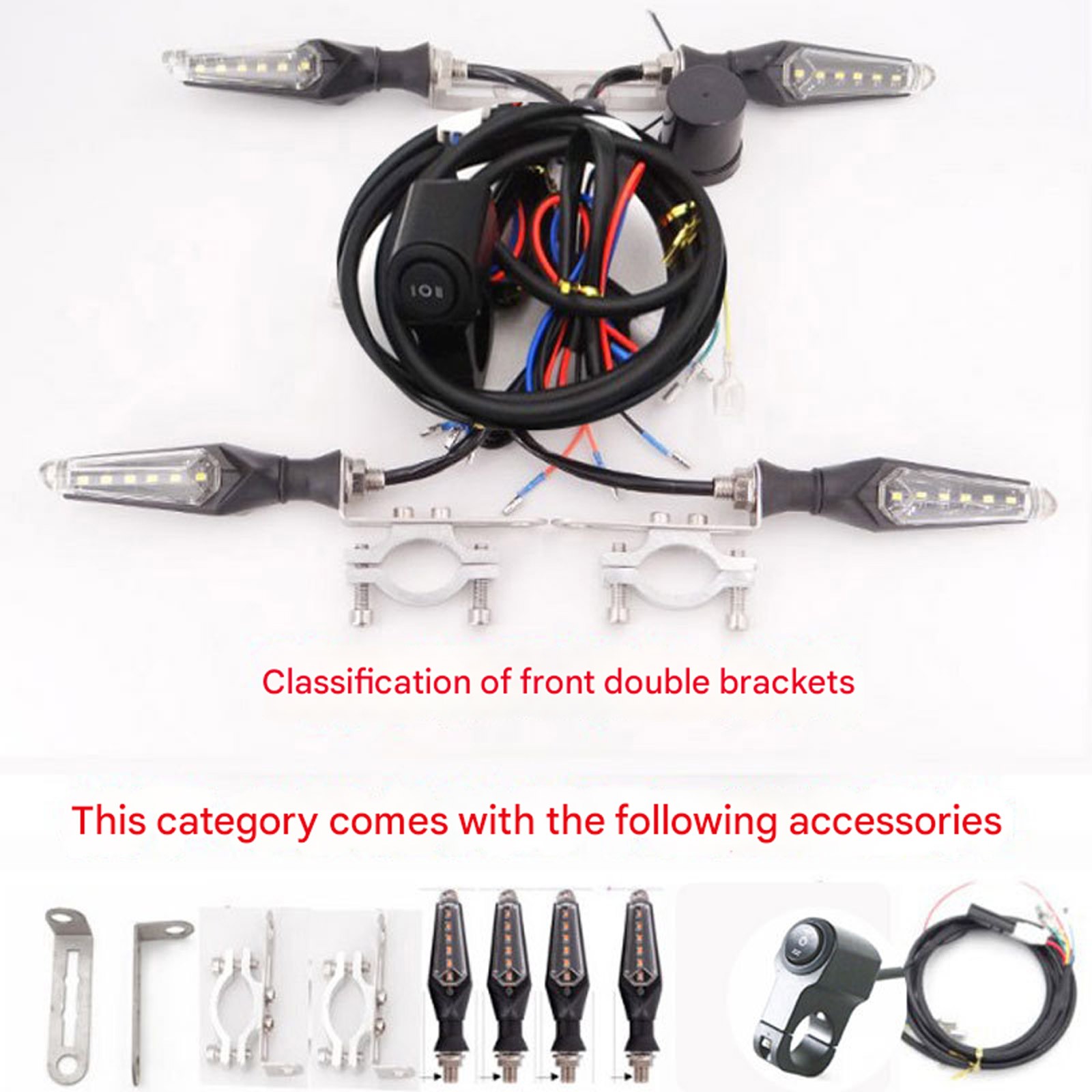 E-bike Electric Bicycle Light Set Flashing LED Turn Signals dicator LightrJ0J