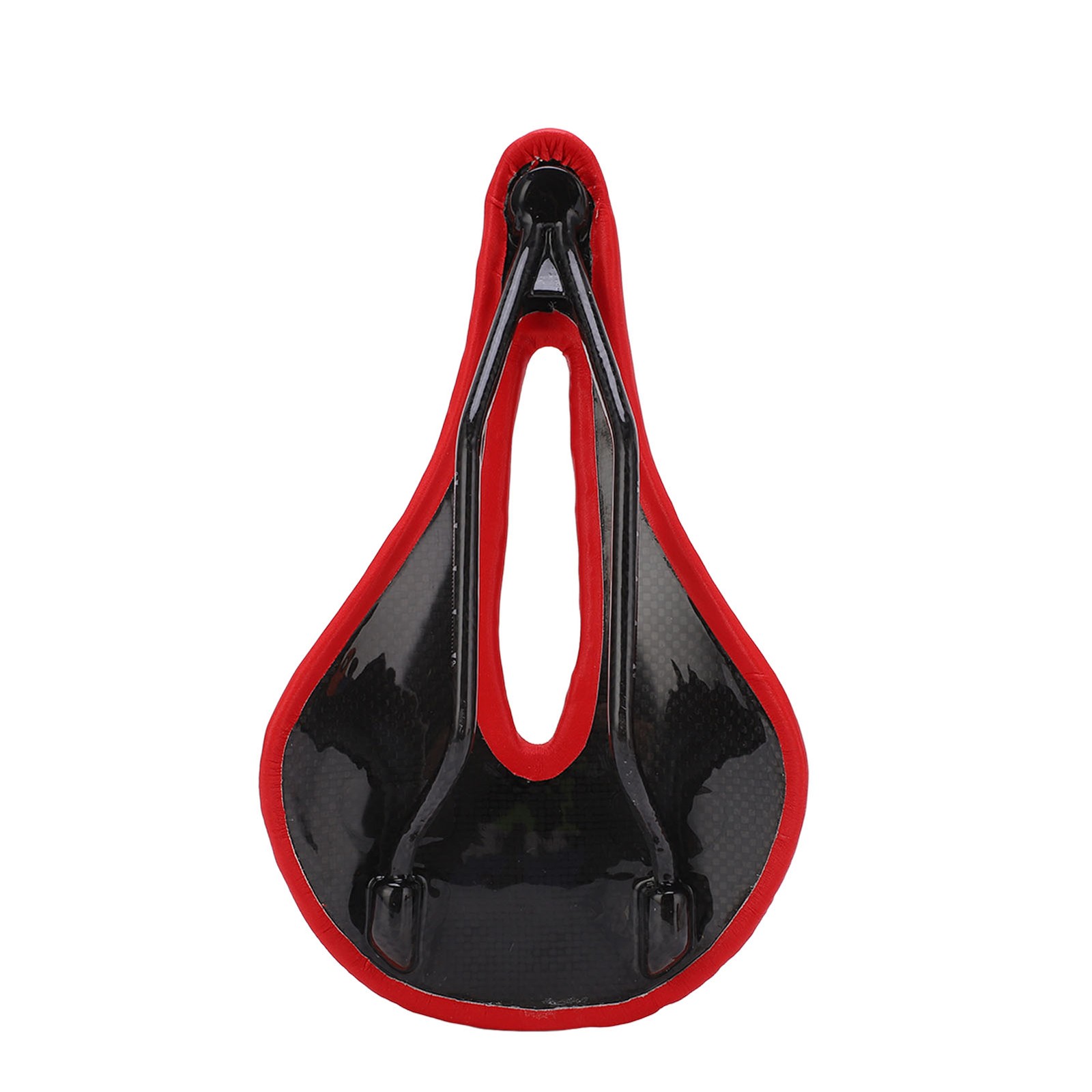 White Saddle Replacement Comfortable Hollow 3K Carbon Fiber + Leather