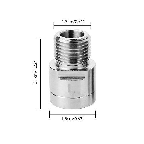 Bike Pedal Extenders 20mm Chrome-Molybdenum Steel 9/16 Threaded for SPD MTB BMX