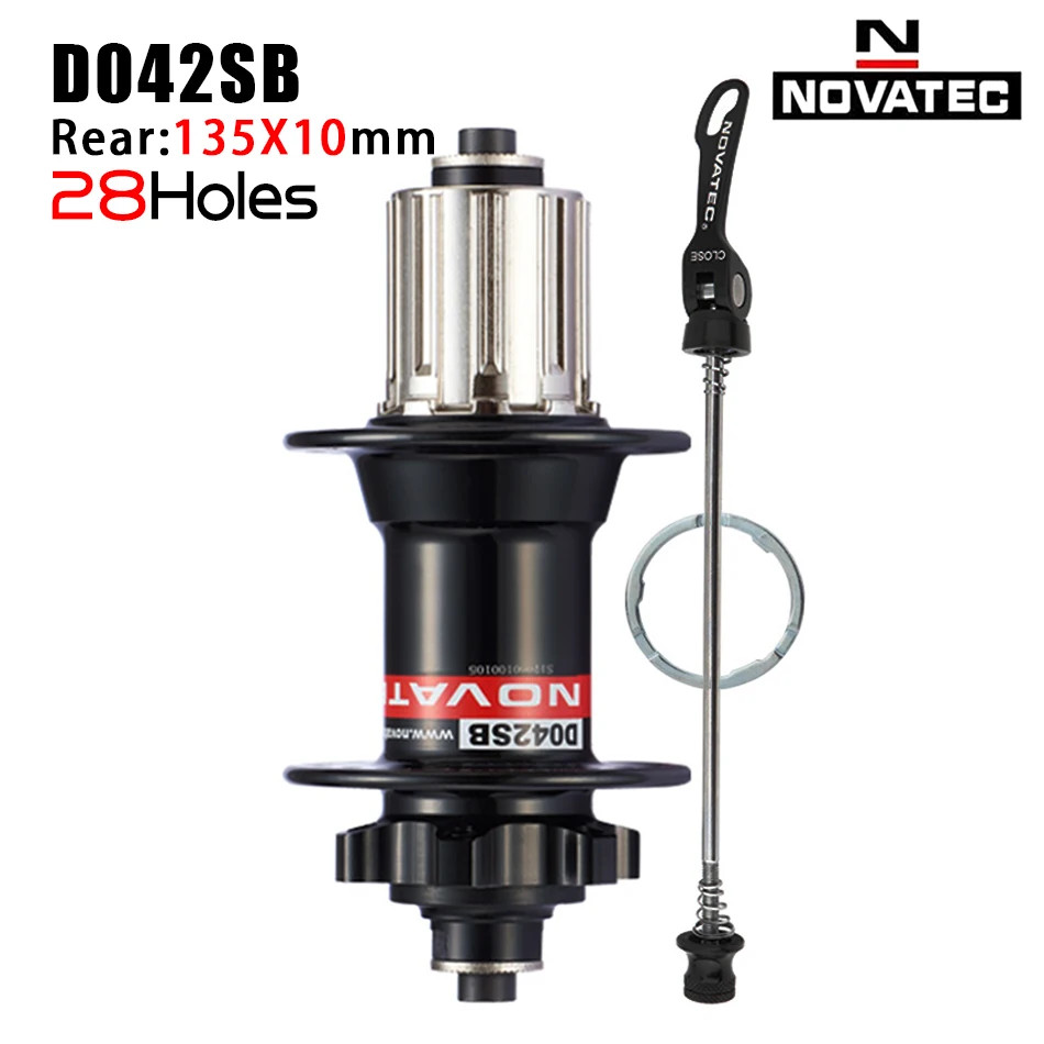 NOVATEC Mountain Bike Hub D041SB D042SB 32/36 Holes Mtb Bushing for 8/9/10/11 Sp