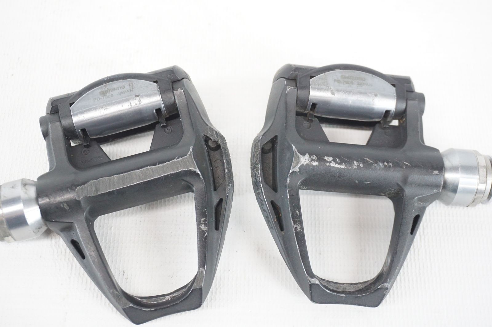 Shimano Dura-Ace PD-7900 SPD-SL Carbon Bike Pedals Pair Set Gray Used Japan