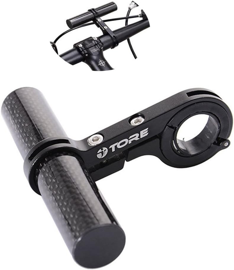 Durable Carbon Fiber Bike Handlebar Extender with Aluminum Clamp – 10cm Length