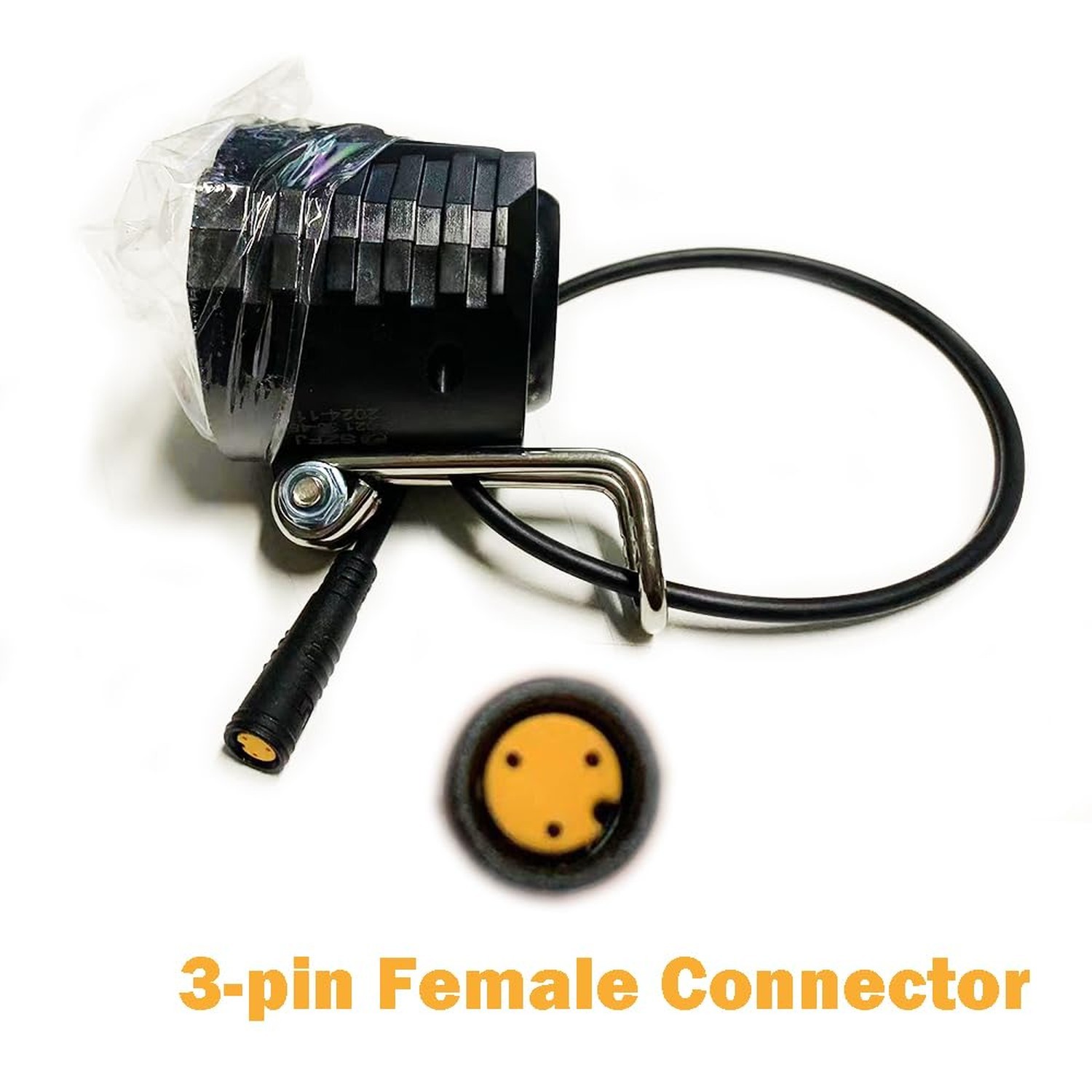 Ebike Headlight 36V-48V Super Bright LED Light for Electric Bike Scooter Moun…