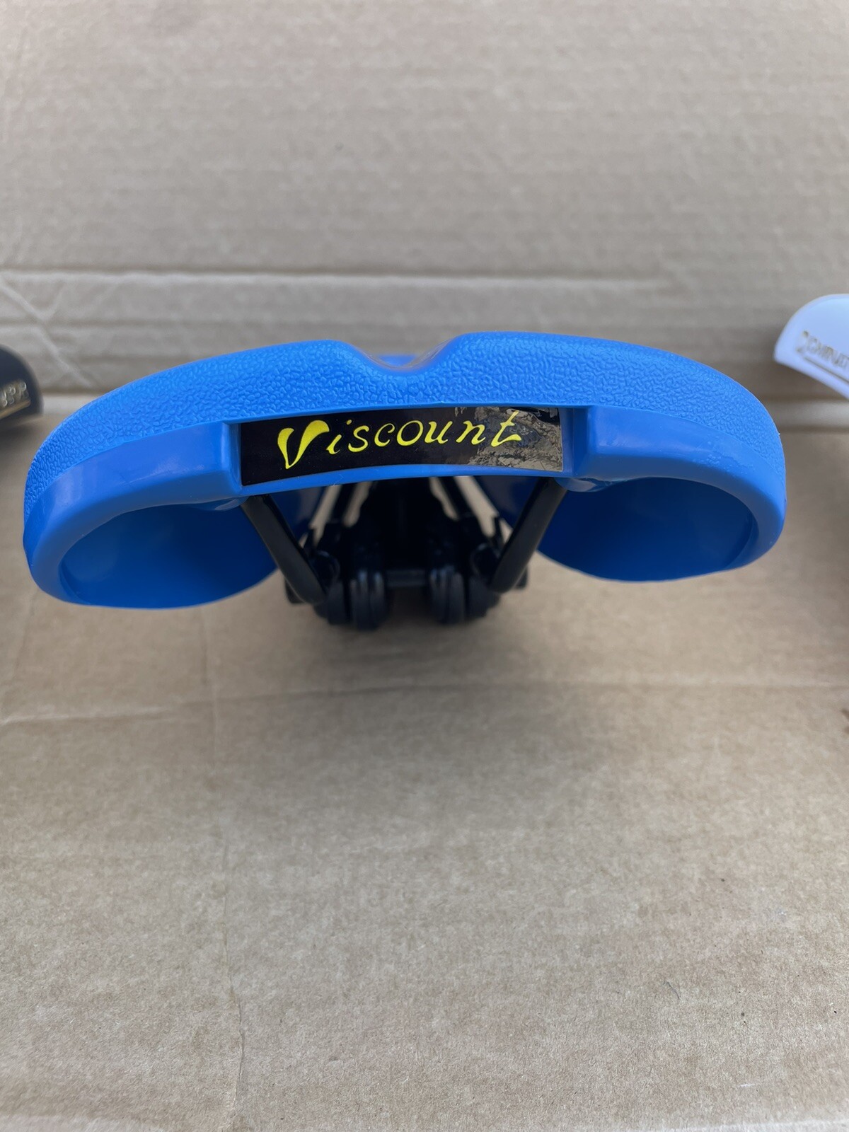 Viscount Dominator BMX Bicycle Seat Old School Hard Shell saddle GT Dyno BLUE