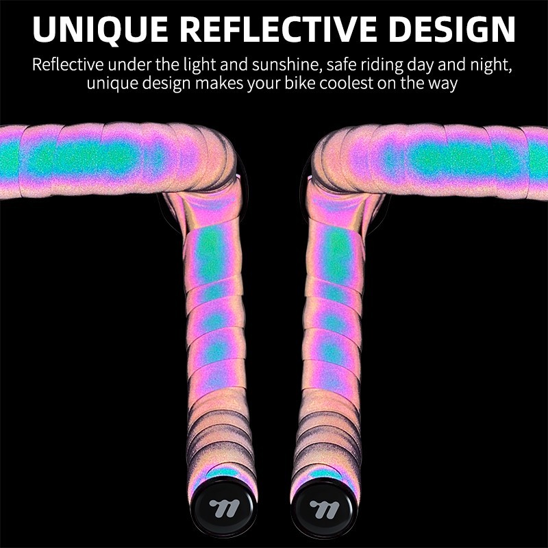 WEST BIKING Reflective Road Bike Bicycle Handlebar Tape Cycling Bar Tape Wrap