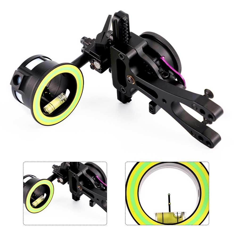 Bow Sight Mechanical Quick Adjustment Fine Tune Vertical Fine Tune Horizontal