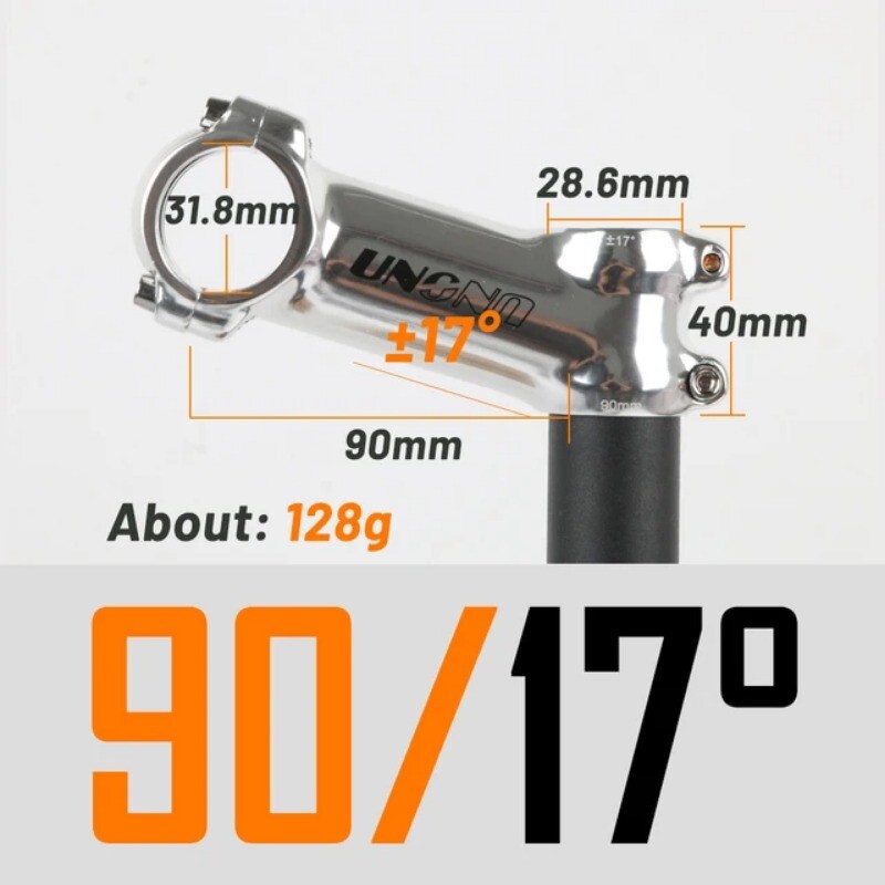 7/17/35 Degree 60/70/90/110/120/130mm Mountain Road Bicycle Handlebar Stems