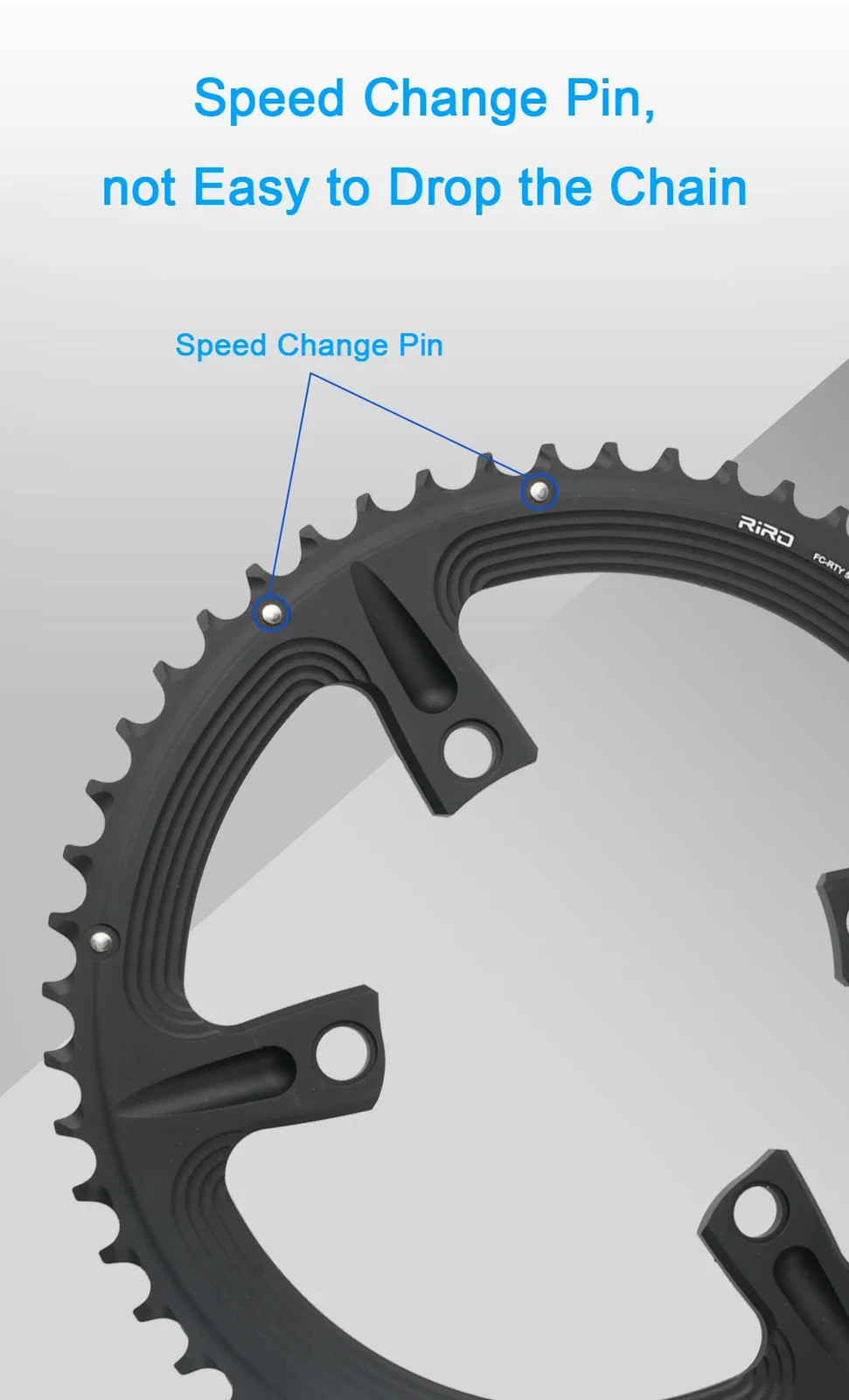 Road Bike 4 Bolt 110BCD Chainring 50-34T 52-36T 53-39T Crankset Round Chainwheel