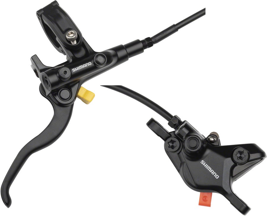Shimano Deore BL-M4100/BR-MT410 Disc Brake and Lever – Rear, Hydraulic, Resin Pa