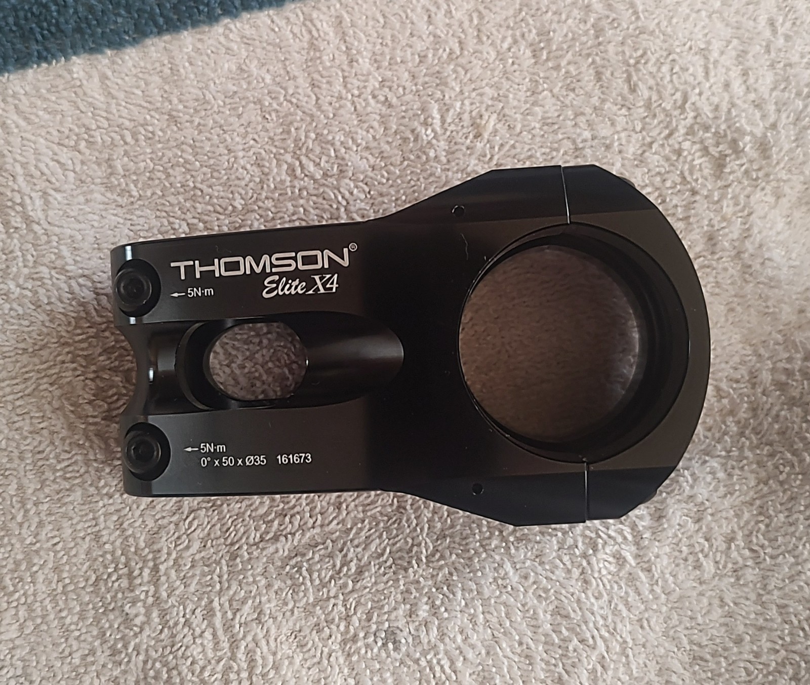 Thomson Elite X4 MTB Bike Bicycle Stem 0 degree 35.0 x 50mm Black SM-E178