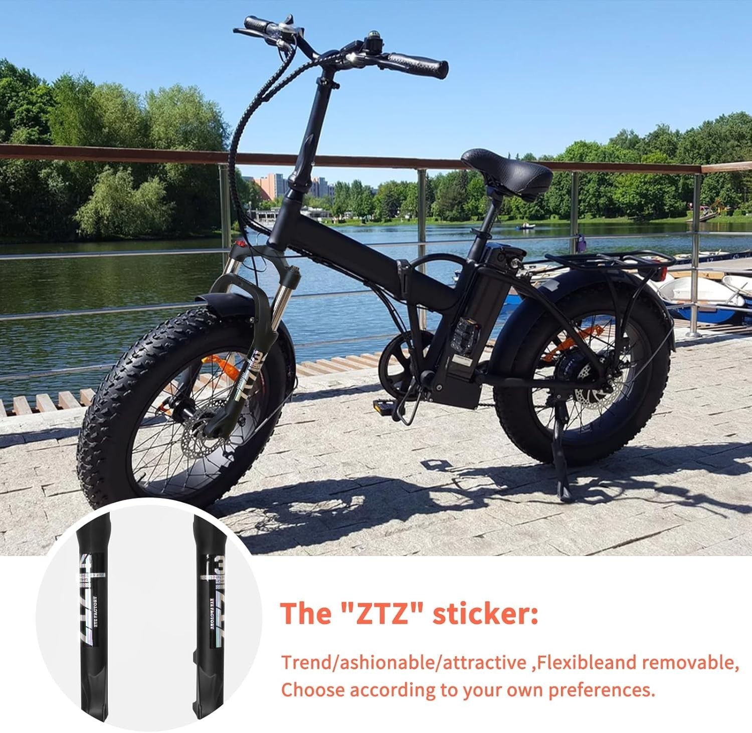 ZTZ 20/26 * 4.0 inch Fat Tire Oil Spring Suspension Fork, 135mm Spacing Hub- HOT