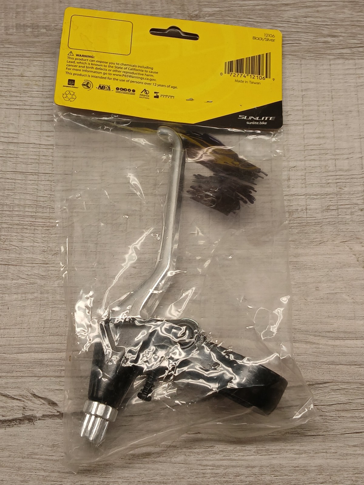 Sunlite Alloy MTN Levers Brake Lever Sunlt Mtn Aly 4-finger Sl/bk